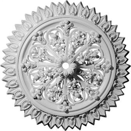DWELLINGDESIGNS 24.75 in. OD Architectural Lariah Ceiling Medallion DW2572563